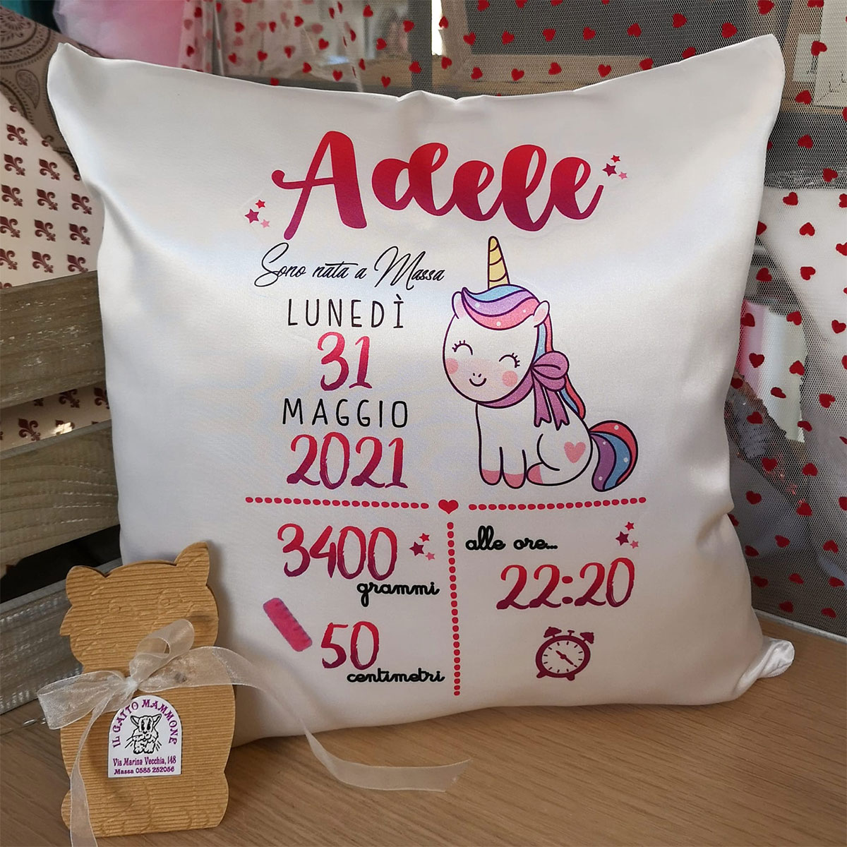 cuscino-idea-regalo-gadget-personalizzato-festa-di-compleanno-gatto-mammone